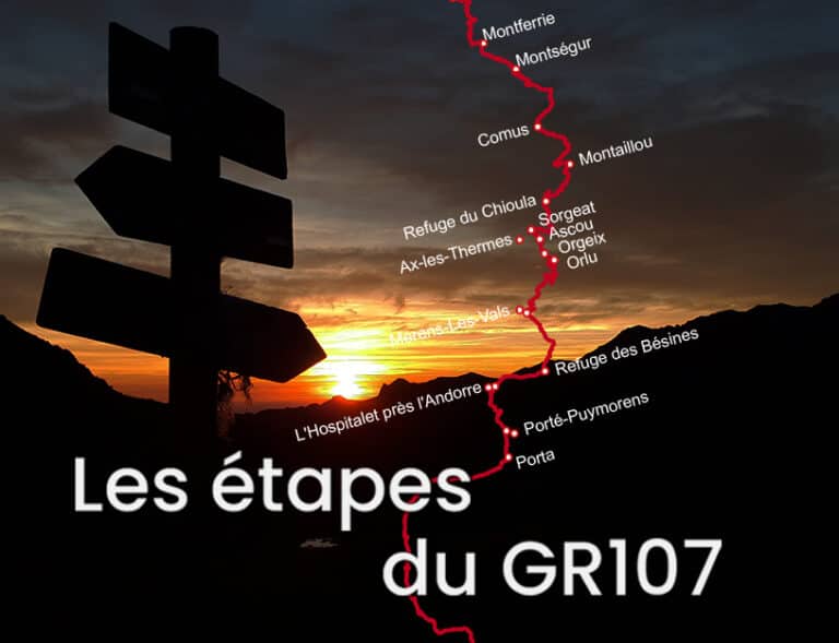 Les étapes du GR107